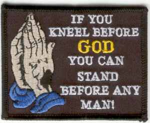 kneel before God