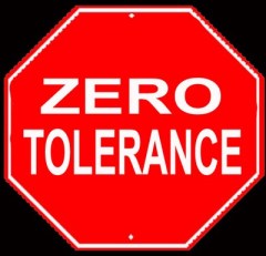 Zero-tolerance