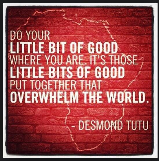 A little bit of good