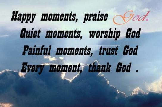 Moments with God