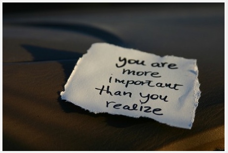 you are important