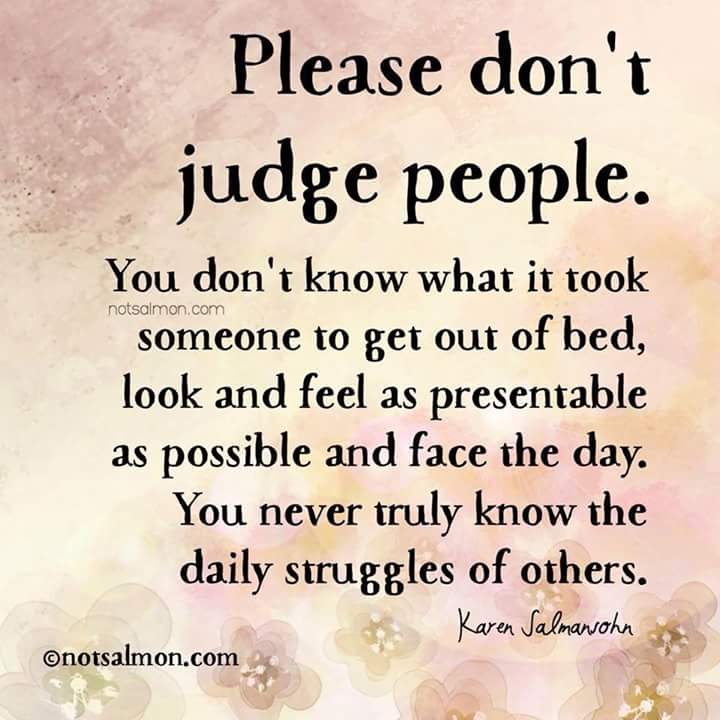 dont judge