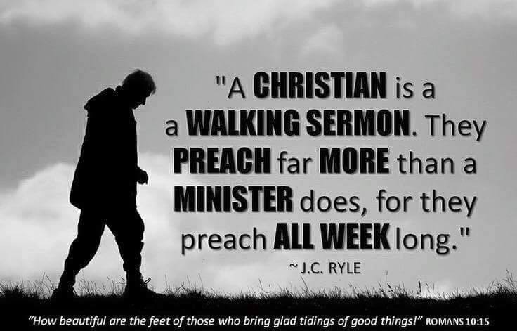 walking sermon