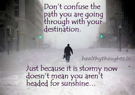 heading for sunshine