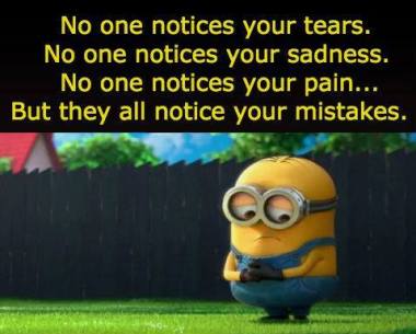 only mistakes