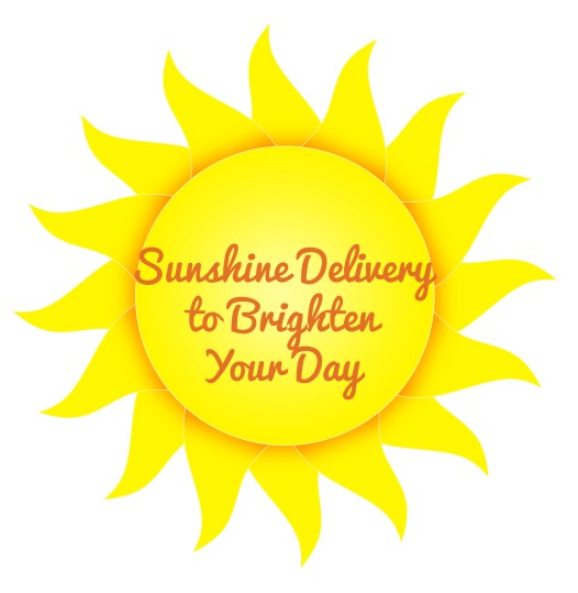Symbol of the yellow-red sun on a white background
